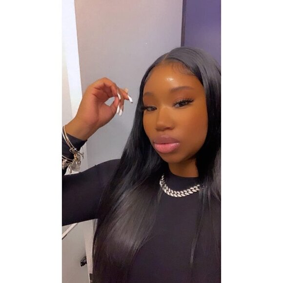 NECKLACE 18k white gold diamond cut cuban link chain stainless steel jewelry NWT - Picture 7 of 9